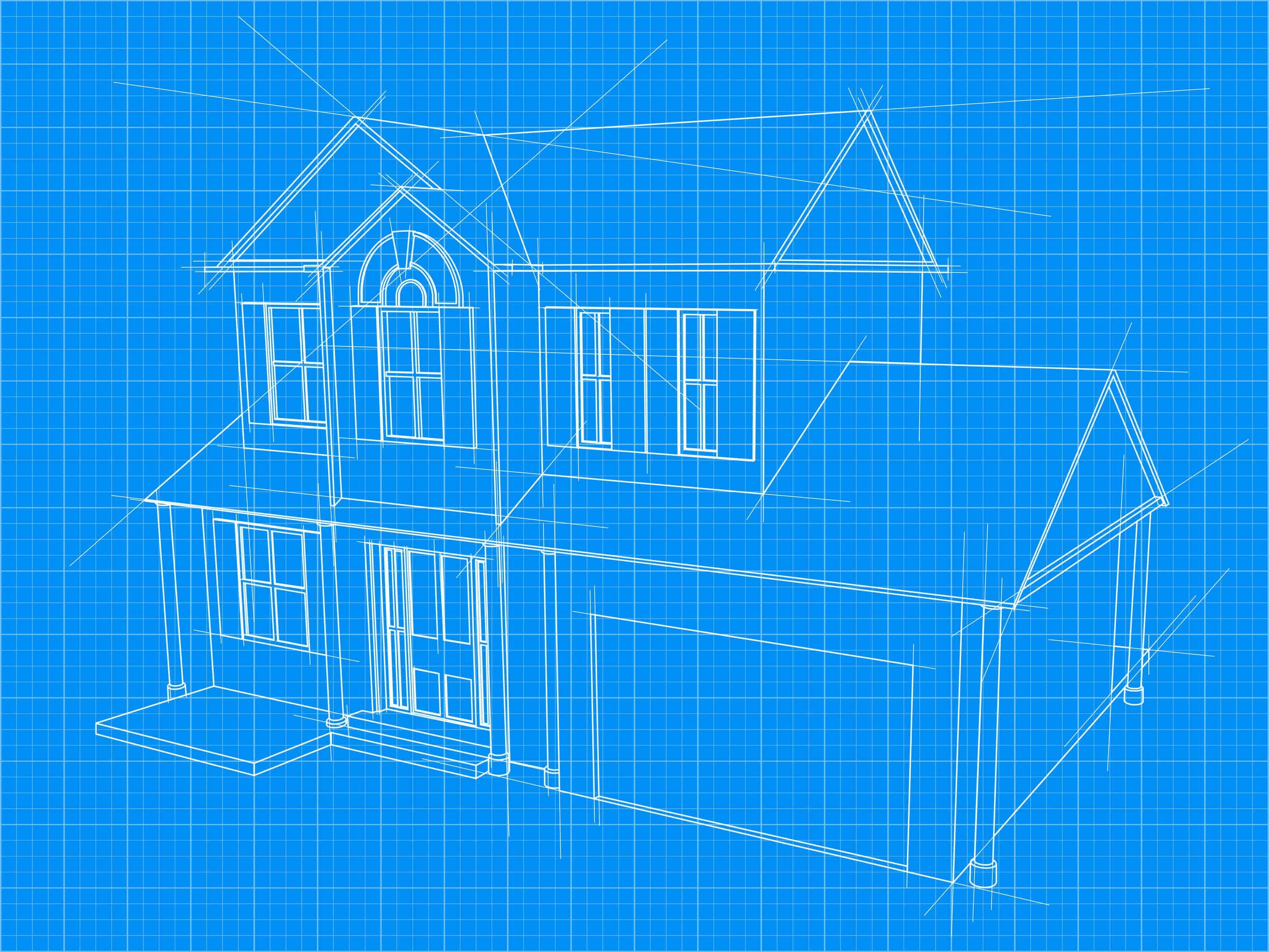 House Blueprint - AtticFoil™ Radiant Barrier - Do-It-Yourself